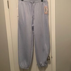 Size L super soft jogging pants in baby blue